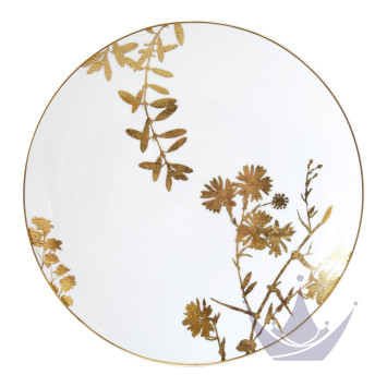 Тарелка закусочная 21см, 4шт. коллекции Vegetal Or бренда Bernardaud