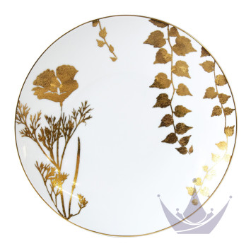 Тарелка закусочная 21см, 4шт. коллекции Vegetal Or бренда Bernardaud