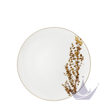 Тарелка главная 26см коллекции Vegetal Or бренда Bernardaud