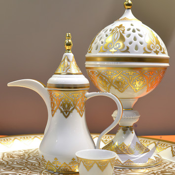 Кофейный сервиз на 6 персон коллекции Venise бренда Bernardaud