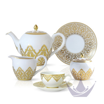 Чайный сервиз на 6 персон бренда Bernardaud