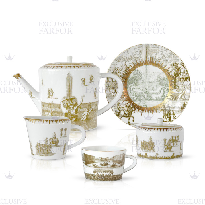 Кофейный сервиз на 6 персон коллекции Versailles Enchante бренда Bernardaud