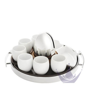 Чашка для эспрессо, 2шт. 0,1л коллекции Mood Coffee бренда Christofle