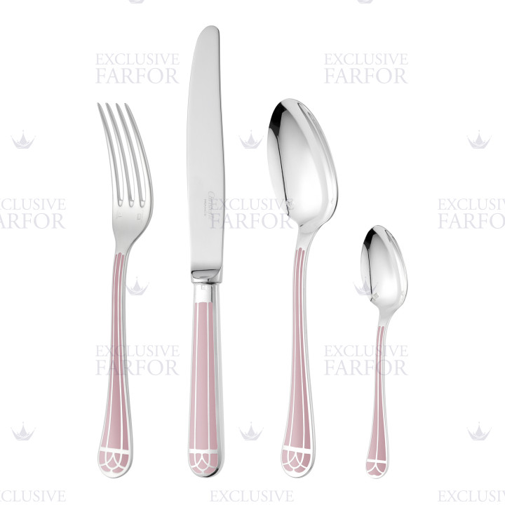 Набор столовых приборов на 6 персон, 24 предметов коллекции Talisman Rose Quartz 