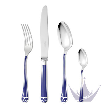 Набор столовых приборов на 6 персон, 24 предметов коллекции Talisman Royal Blue 