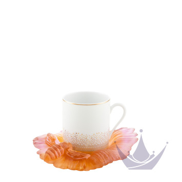 Чашка кофейная с блюдцем 0,13л, 2шт. коллекции Or d'abeille бренда Daum