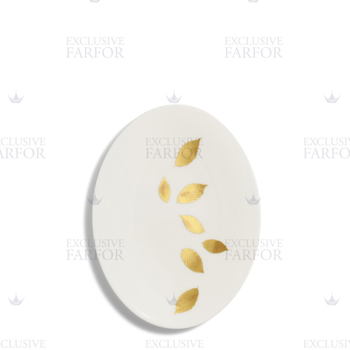 Тарелка для гарнира 24см коллекции Gold Leaf бренда Dibbern