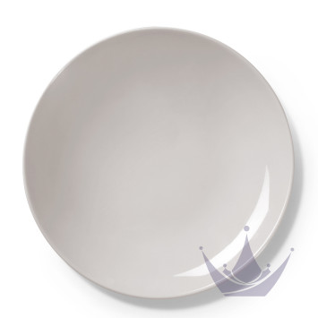 Тарелка глубокая 24см коллекции One Color - Pearl бренда Dibbern