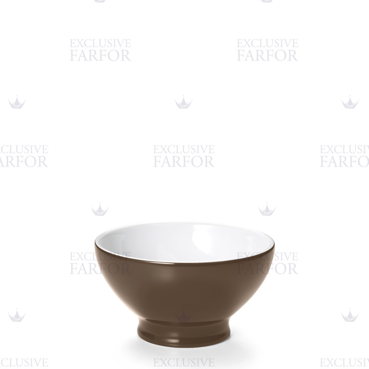 Чаша бульонная 13,5см коллекции Solid Color - Chocolate бренда Dibbern
