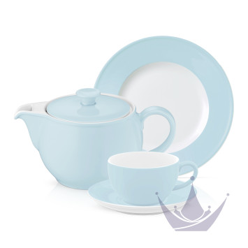 Коллекция Solid Color Eisblau бренда Dibbern