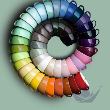 Коллекция Solid Color Morgenblau бренда Dibbern