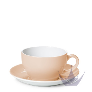 Чашка кофейная с блюдцем 0,25л коллекции Solid Color - Peach бренда Dibbern