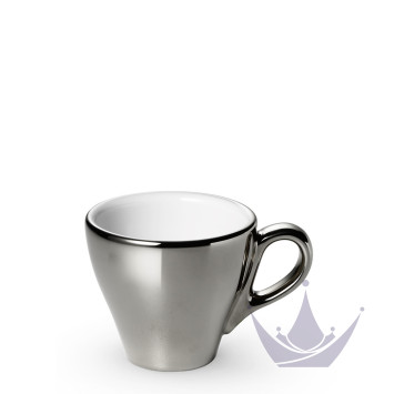 Чашка эспрессо с блюдцем 0,09л коллекции Solid Color - Platin бренда Dibbern