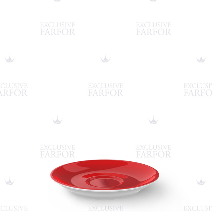 Блюдце для чашки эспрессо 12см коллекции Solid Color - Rot бренда Dibbern