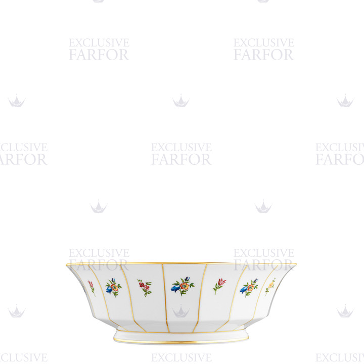 Салатник 22см коллекции Grecque Mille Fleurs бренда Fürstenberg