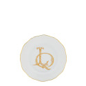Тарелка десертная 17см, 4шт. коллекции Corona Monogram Oro Brillante бренда Richard Ginori
