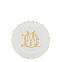 Тарелка закусочная 21см, 4шт. коллекции Corona Monogram Oro Brillante бренда Richard Ginori