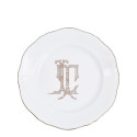 Тарелка подстановочная 31см, 2шт. коллекции Corona Monogram Platino бренда Richard Ginori