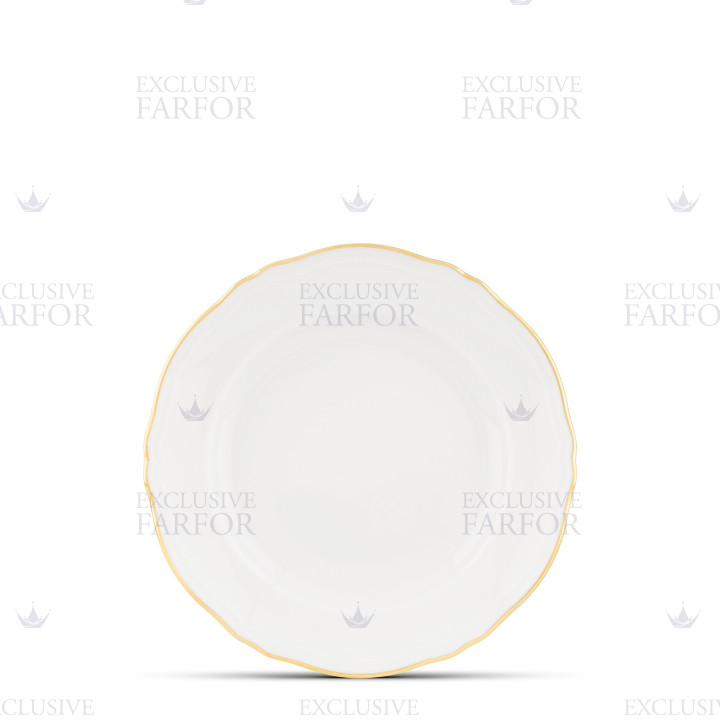 Тарелка закусочная 21см коллекции Corona Oro Brillante бренда Richard Ginori
