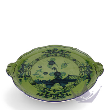 Блюдо для пирога 34см коллекции Oriente Italiano Malachite бренда Richard Ginori