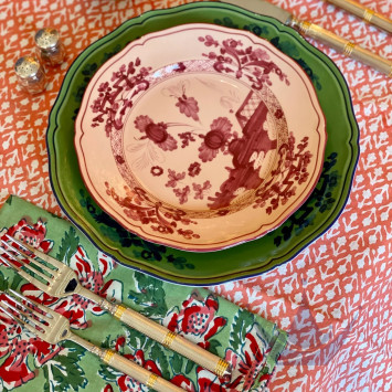 Тарелка подстановочная 31см коллекции Oriente Italiano Malachite бренда Richard Ginori