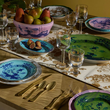 Блюдо овальное 34см коллекции Oriente Italiano Malachite бренда Richard Ginori