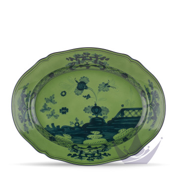 Блюдо овальное 38,5см коллекции Oriente Italiano Malachite бренда Richard Ginori