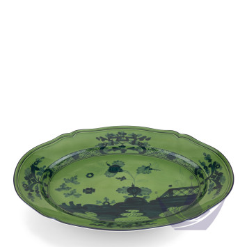 Блюдо овальное 38,5см коллекции Oriente Italiano Malachite бренда Richard Ginori