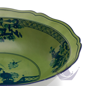 Чаша прямоугольная 35см коллекции Oriente Italiano Malachite бренда Richard Ginori
