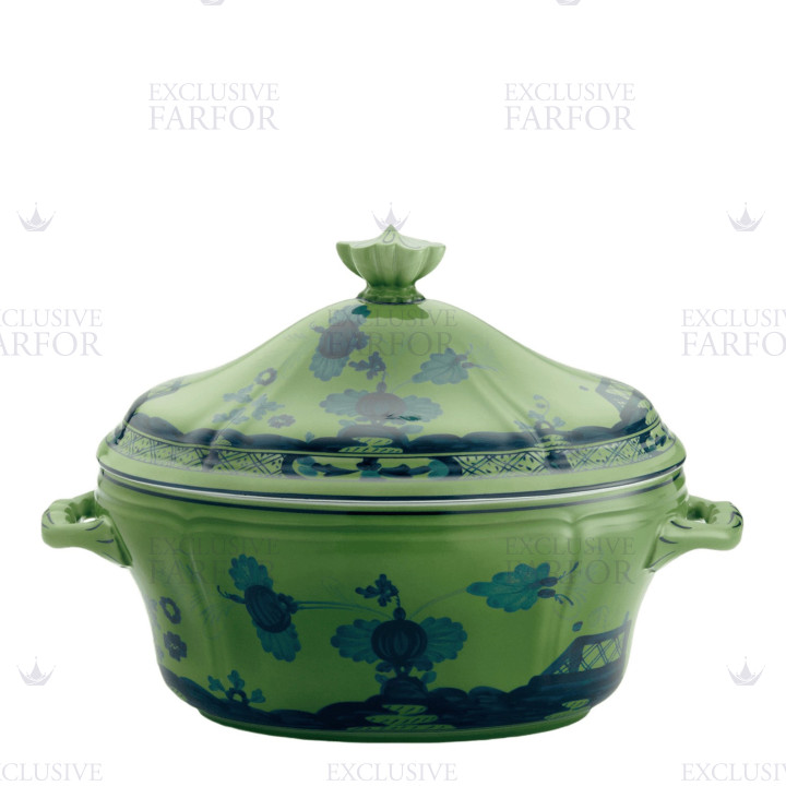 Супница 3,85л коллекции Oriente Italiano Malachite бренда Richard Ginori