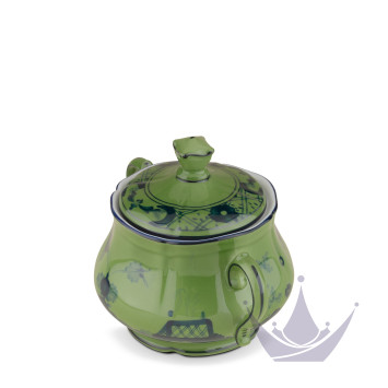 Сахарница 10см коллекции Oriente Italiano Malachite бренда Richard Ginori