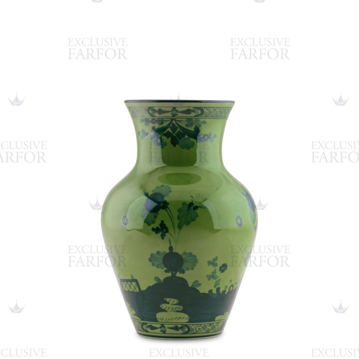 Ваза 25см коллекции Oriente Italiano Malachite бренда Richard Ginori