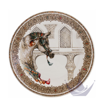Тарелка закусочная 22см, 4шт. коллекции Chevaux Du Vent бренда Gien