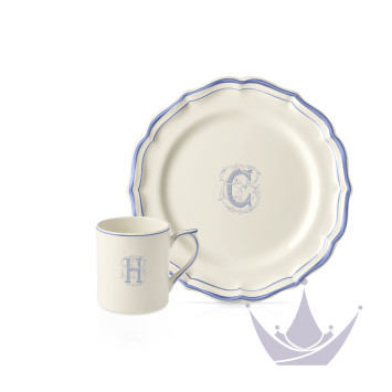 Коллекция Filet Bleu Monogramme бренда Gien