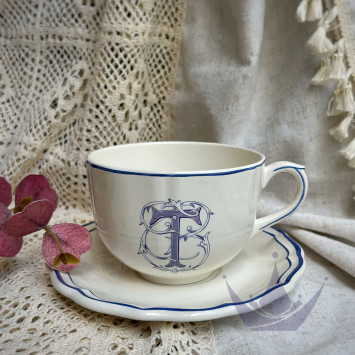 Коллекция Filet Bleu Monogramme бренда Gien