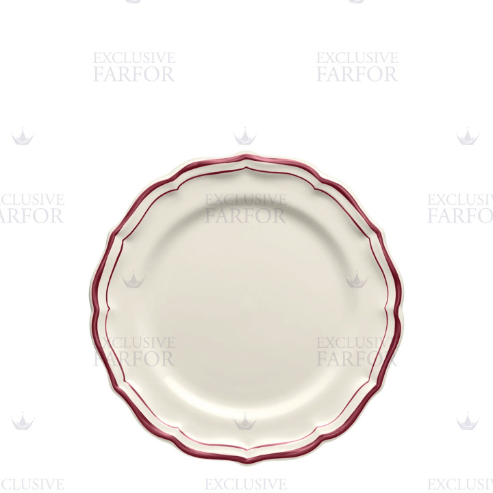 Тарелка закусочная 23,2см коллекции Filet Bordeaux бренда Gien