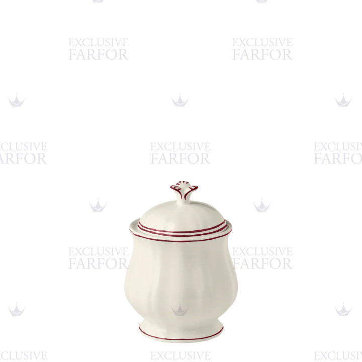Сахарница 0,3л коллекции Filet Bordeaux бренда Gien