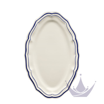 Блюдо овальное 41см коллекции Filet Cobalt бренда Gien