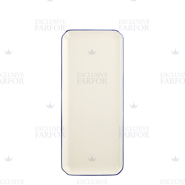 Блюдо для пирога 36х15,5см коллекции Filet Cobalt бренда Gien