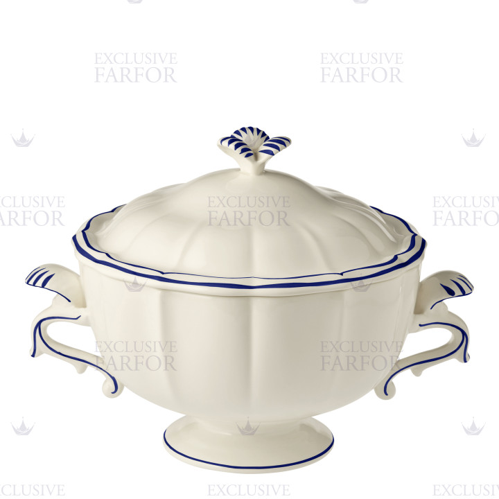Супница 3л коллекции Filet Cobalt бренда Gien