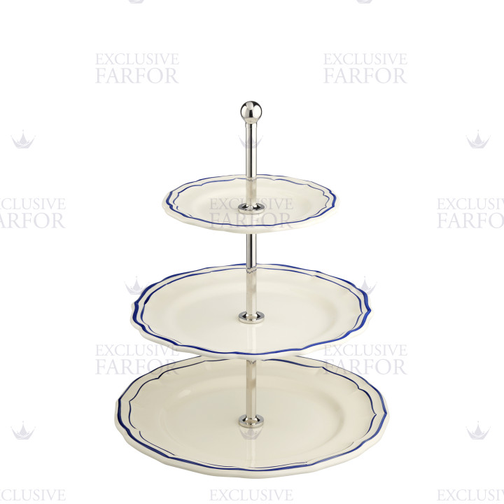 Этажерка 30см коллекции Filet Cobalt бренда Gien