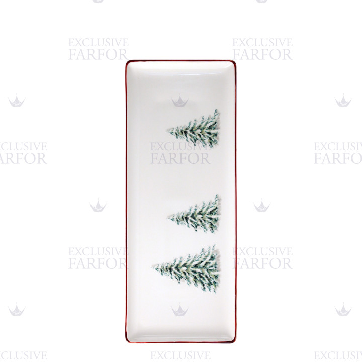 Блюдо для пирога 36х15,5см коллекции Filet Noel бренда Gien