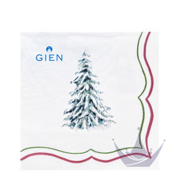 Салфетки 33х33см, 20шт., 12 упаковок коллекции Filet Noel бренда Gien
