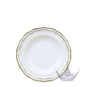 Тарелка глубокая 23,2см коллекции Filet Or бренда Gien