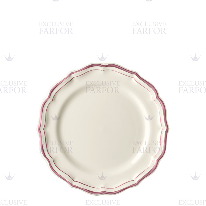Тарелка закусочная 23,2см коллекции Filet Pivoines бренда Gien