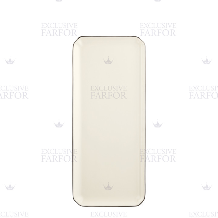 Блюдо для пирога 36х15,5см коллекции Filet Taupe бренда Gien