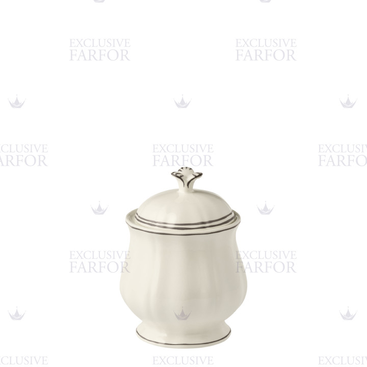 Сахарница 0,3л коллекции Filet Taupe бренда Gien