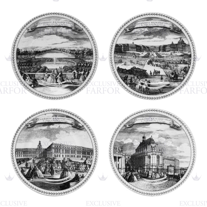 Тарелка закусочная 22см, 4шт. коллекции Les assiettes à thème 