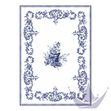 Полотенце кухонное 50х70см, 2шт. коллекции Les Depareillees Bleu бренда Gien
