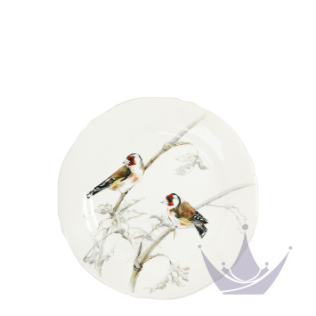 Тарелка закусочная 23,2см коллекции Les Oiseaux De La Foret бренда Gien